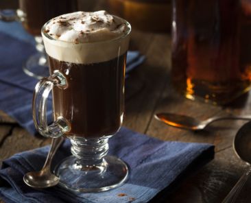 Irish Coffee mit Whiskey