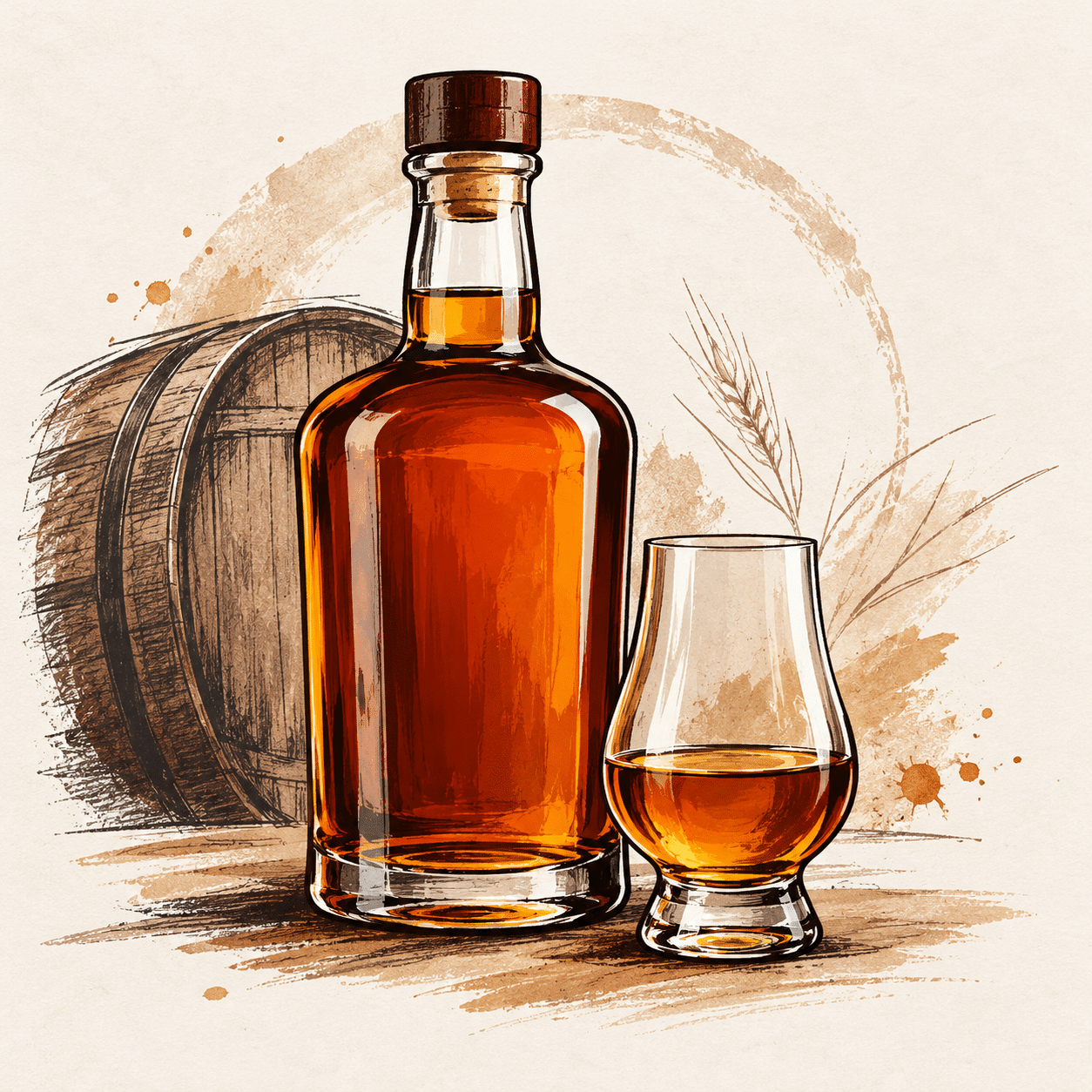 Whisky-Flasche